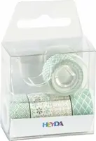 Páska 1,2cm x 3m Mini samolep. zelená (5 ks)