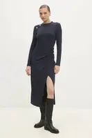 Šaty Answear.LAB tmavomodrá barva, midi