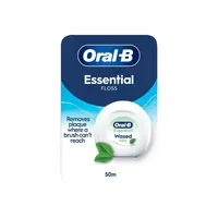 Oral-B Essential voskovaná zubní nit 50 ml mátová