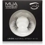 MUA Makeup Academy Lashes Natural Effect umělé řasy typ #110 1 pár