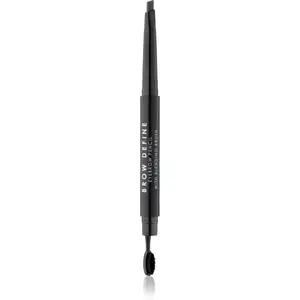 MUA Makeup Academy Brow Define tužka na obočí s kartáčkem odstín Black 0.25 g