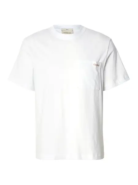 Calvin Klein Jeans Tričko  biela