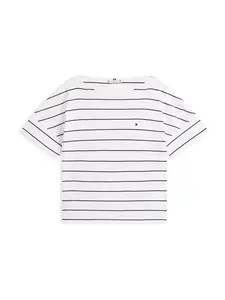 TOMMY HILFIGER Tričko 'CODY'  čierna / biela