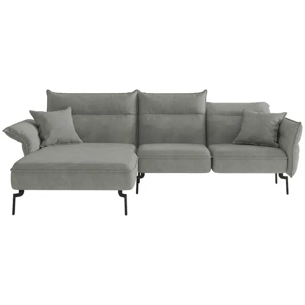 Livetastic ROHOVÁ SEDAČKA, textil, šedá