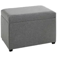 XXXL TRUHLOVÁ LAVICE, textil, kompozitní dřevo, 58/42/39 cm
