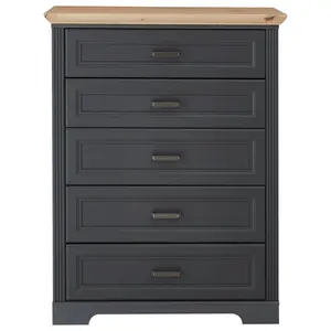 Landscape KOMODA, barvy grafitu, dub artisan, 93/121/41 cm