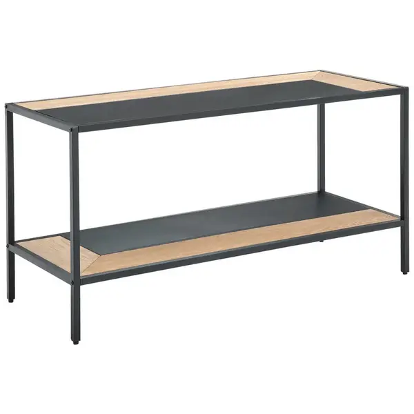 MID.YOU KONZOLOVÝ STOLEK, přírodní barvy, černá, dřevo, kov, kompozitní dřevo, 120/60/47 cm