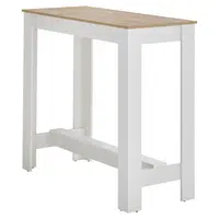 MID.YOU BAROVÝ STŮL, bílá, dub artisan, 115/50/103 cm