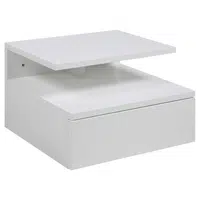 XXXL NOČNÍ STOLEK, bílá, 35/22,5/32 cm