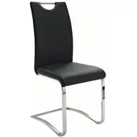 Carryhome HOUPACÍ ŽIDLE, černá