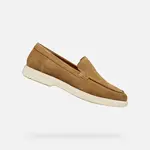 Hnědé pánské mokasíny Geox Spherica EC17 - Pánské