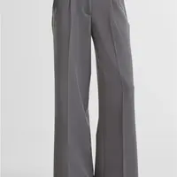 Women's wide-legged trousers grey