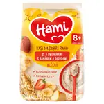 HAMI Mliečna kaša so 7 obilninami s banánom a jahodami na Dobré ráno 8m+ 210 g