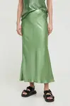 Sukně BOSS zelená barva, maxi, áčková, 50512747