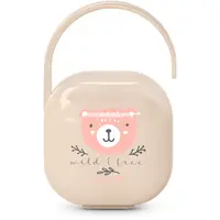 Suavinex Wild & Free Soother Holder krabička na cumlík Pink 1 ks