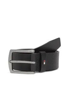 TOMMY HILFIGER Opasky 'Denton Pebble 4.0'  čierna