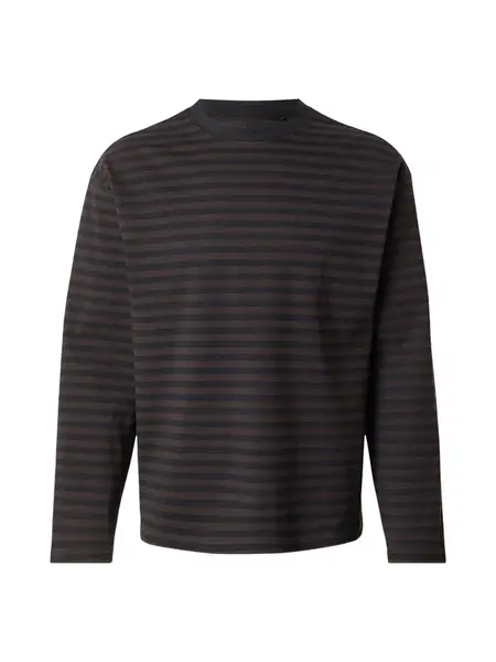 WEEKDAY Tričko  tmavohnedá / čierna