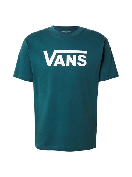 VANS Tričko 'Classic'  petrolejová / biela