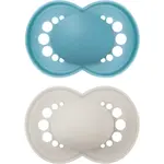 MAM Original 16m+ dudlík Turquoise/ Grey 2 ks