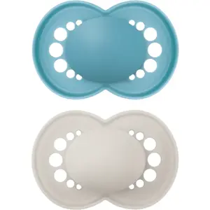 MAM Original 16m+ dudlík Turquoise/ Grey 2 ks