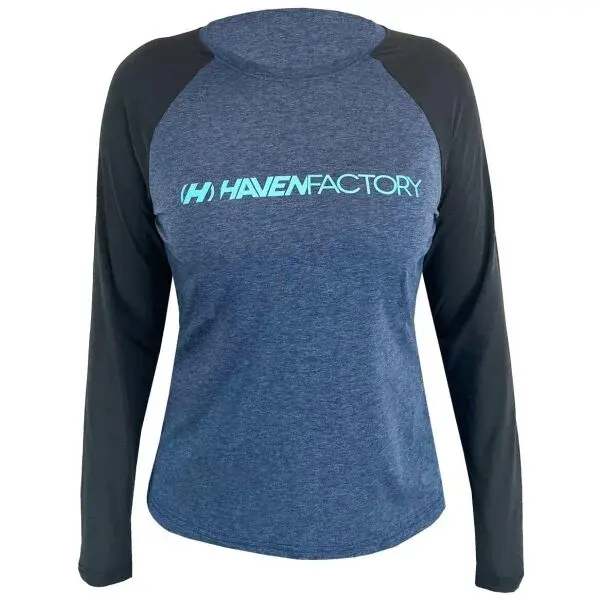 HAVEN FACTORY TRAIL WMS Dámsky voľný dres/tričko, tmavo modrá, veľkosť