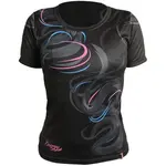 HAVEN ENERGY CRAZY SHORT Dámsky dres s krátkym rukávom, čierna, veľkosť