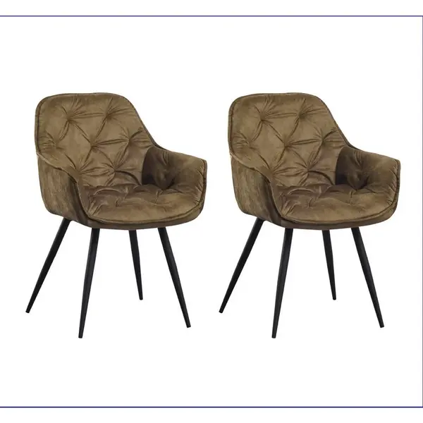 MID.YOU SADA ŽIDLÍ S PODRUČKAMI 2 kusy