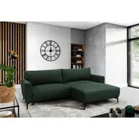 MID.YOU ROHOVÁ SEDAČKA, textil, tmavě zelená