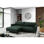 MID.YOU ROHOVÁ SEDAČKA, textil, tmavě zelená