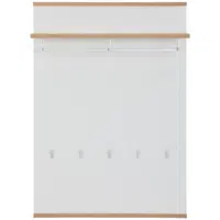 Xora ŠATNÍ PANEL, bílá, dub artisan, 85/119/28 cm