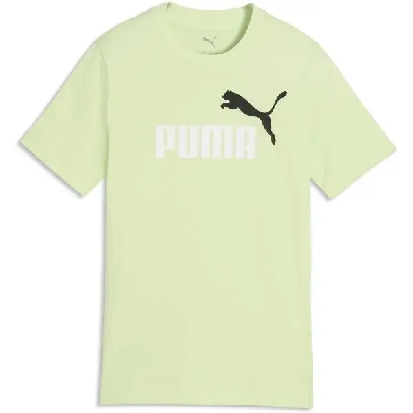Puma ESSENTIALS 2 COLOR N0.1 LOGO TEE B Chlapecké triko, světle zelená, velikost