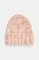 Čepice Answear.LAB růžová barva, z husté pleteniny