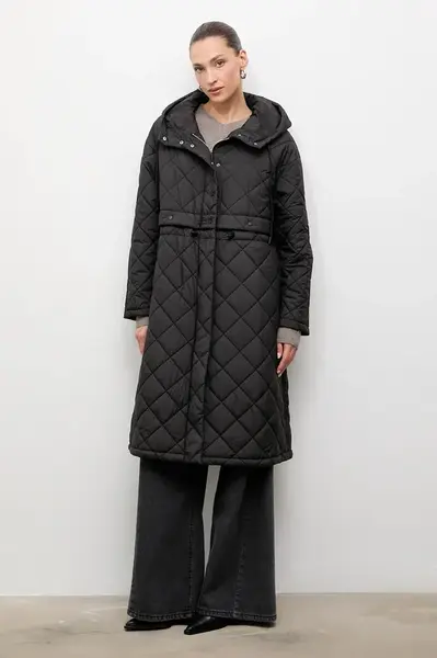 Bunda Answear.LAB dámská, černá barva, přechodná