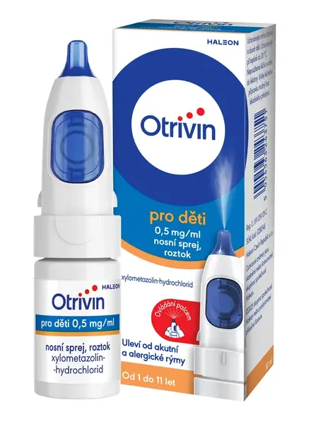 Otrivin pro děti 0.5mg/ml nas.spr.sol.1x 10ml