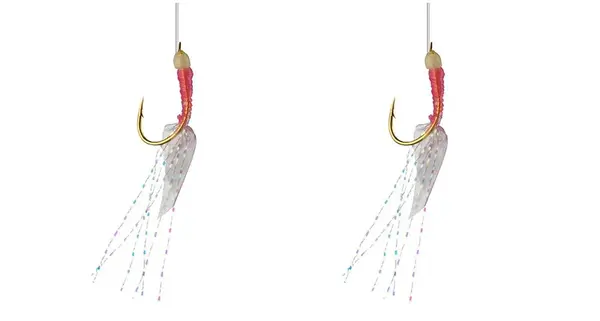 Daiwa návazec grandwave na sledě svítící růžová