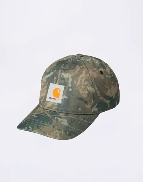 Carhartt WIP Holden Cap Camo Combi, Green/Black