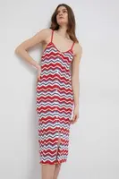 Šaty s příměsí lnu Pepe Jeans Frida