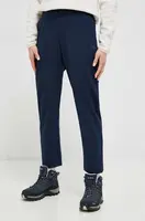 Sportovní kalhoty Helly Hansen Thalia 2.0 dámské, tmavomodrá barva, jednoduché, high waist, 34325