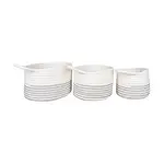 Sada úložných košů House Nordic Algar 3-pack bílá barva