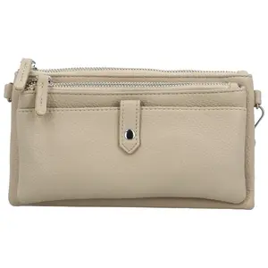 Stylová malá crossbody kabelka Perlla new, béžová