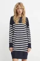 Šaty Marc O'Polo tmavomodrá barva, mini, oversize, 5000006118