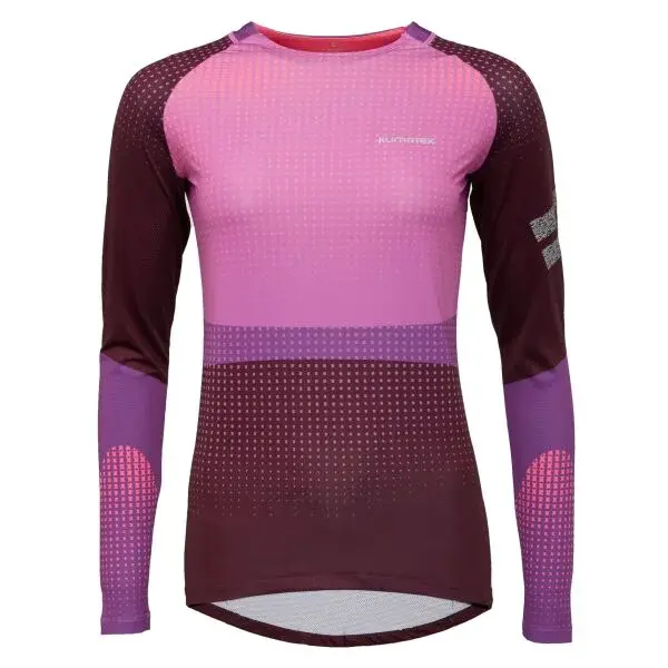 Klimatex CHERI Dámské MTB triko s dlouhým rukávem, fialová, velikost