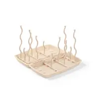 BABYONO Stojan na sušení kojeneckých lahví a dudlíků béžový