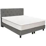 Esposa POSTEL BOXSPRING, 180/200 cm, hnědá