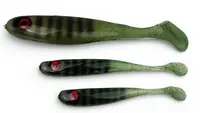 Yaccuza gumová nástraha hand made killer airbrush dark green stripes - 15 cm 38 g 1 ks
