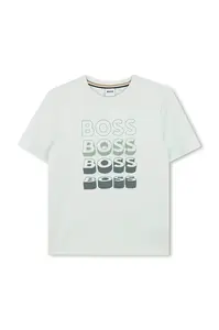 BOSS  Dětské bavlněné tričko