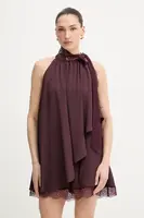 Šaty s příměsí hedvábí Pinko