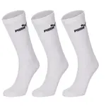 Puma ELEMENTS UNISEX CREW SOCK 3P Sada ponožek, bílá, velikost 39-42