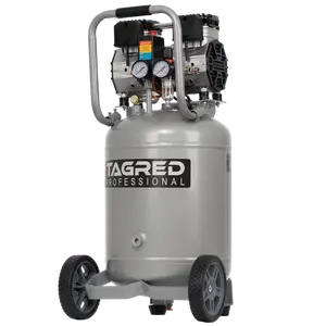 Bezolejový vertikální kompresor s odlučovačem 50l, 230 V, 2 písty, 8 BAR - TAGRED