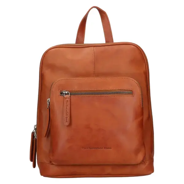 Dámský kožený batoh The Chesterfield Brand Florane - koňak